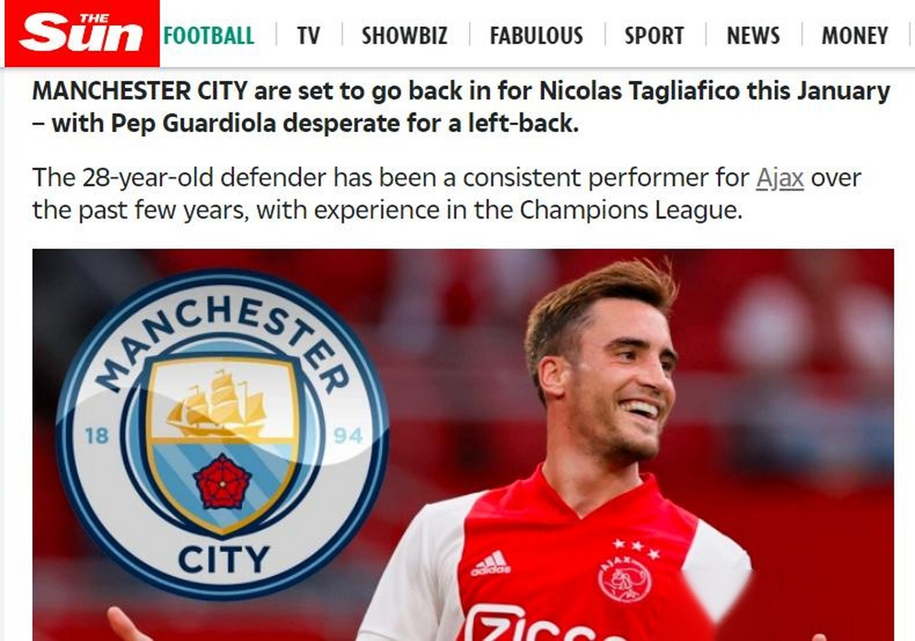 爱游戏官网-曼城战平阿贾克斯，晋级悬念未解