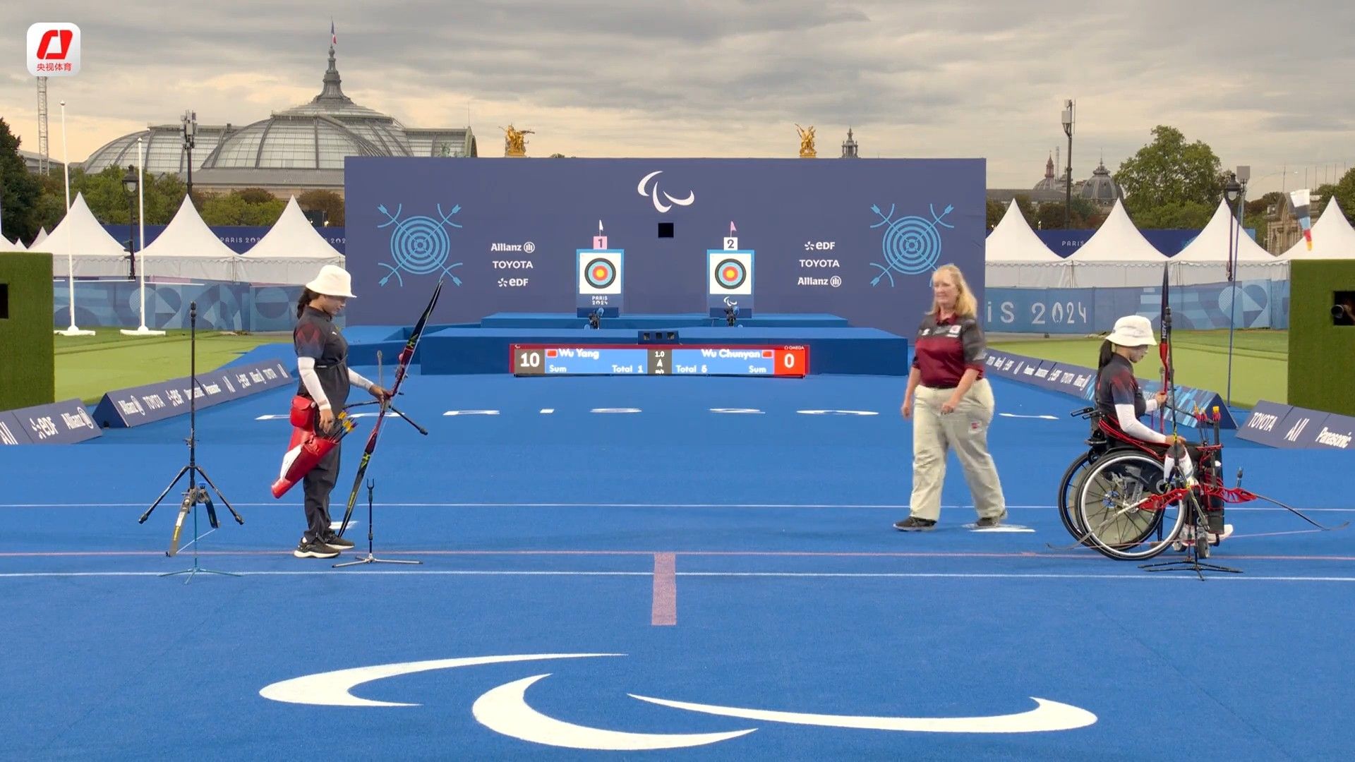 打破束缚，德国射箭选手成功晋级八强